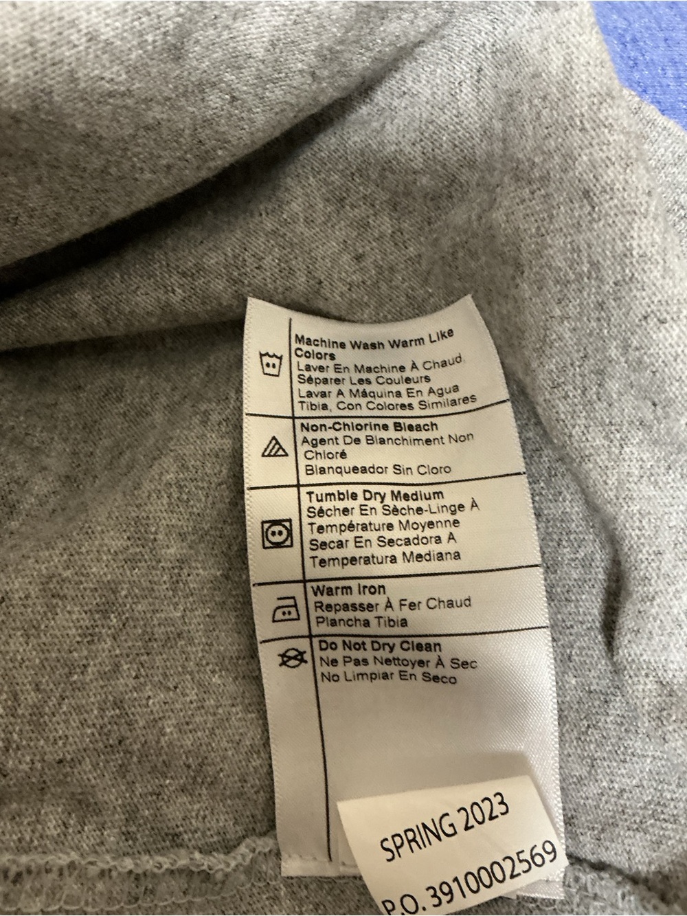 Carhartt Heather Gray Short Sleeve Pocket Tee with USA Sleeve Patch - Picture 7 of 7